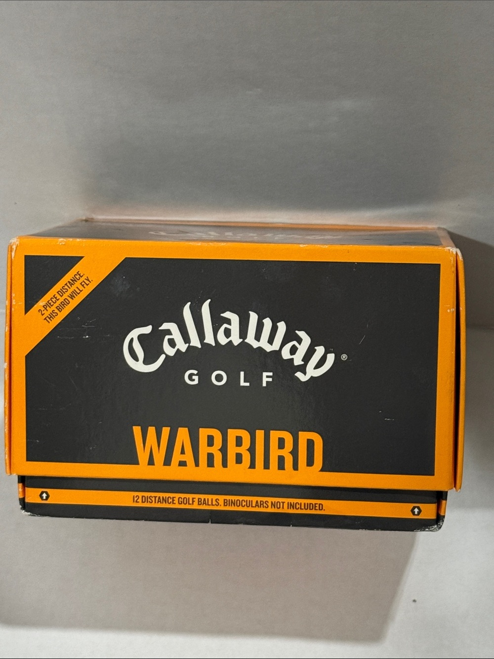 Callaway WARBIRD Golfballs 12 distance golf balls “THIS BIRD WILL FLY” NEW